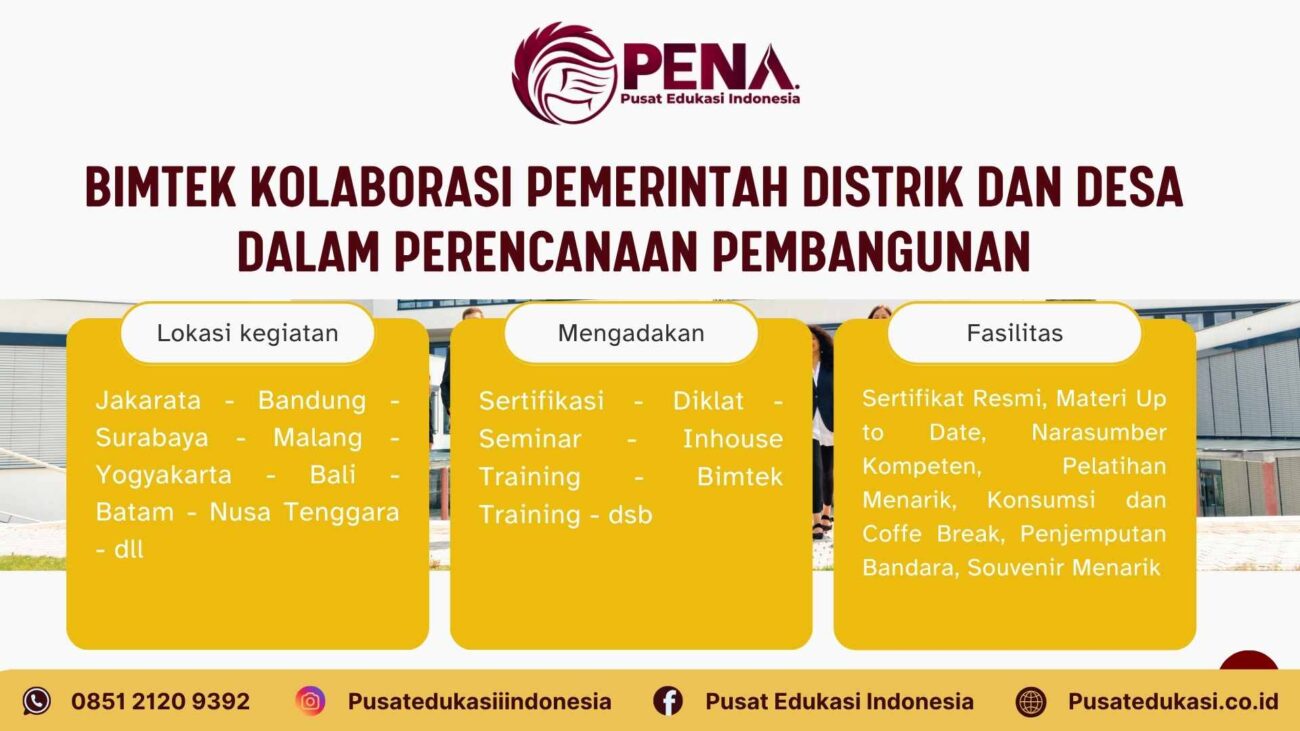 Bimtek Kolaborasi Pemerintah Distrik dan Desa dalam Perencanaan Pembangunan Terbaru 2025/2026