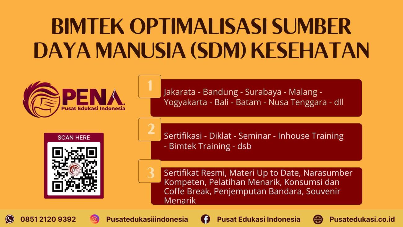Bimtek Optimalisasi SDM Kesehatan Terbaru 2025/2026