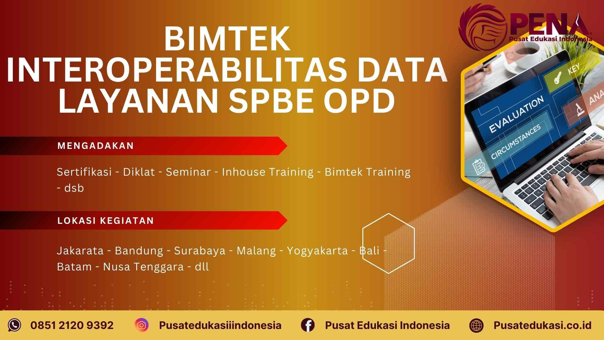 Bimtek Interoperabilitas Data Layanan SPBE OPD Terbaru 2025/2026