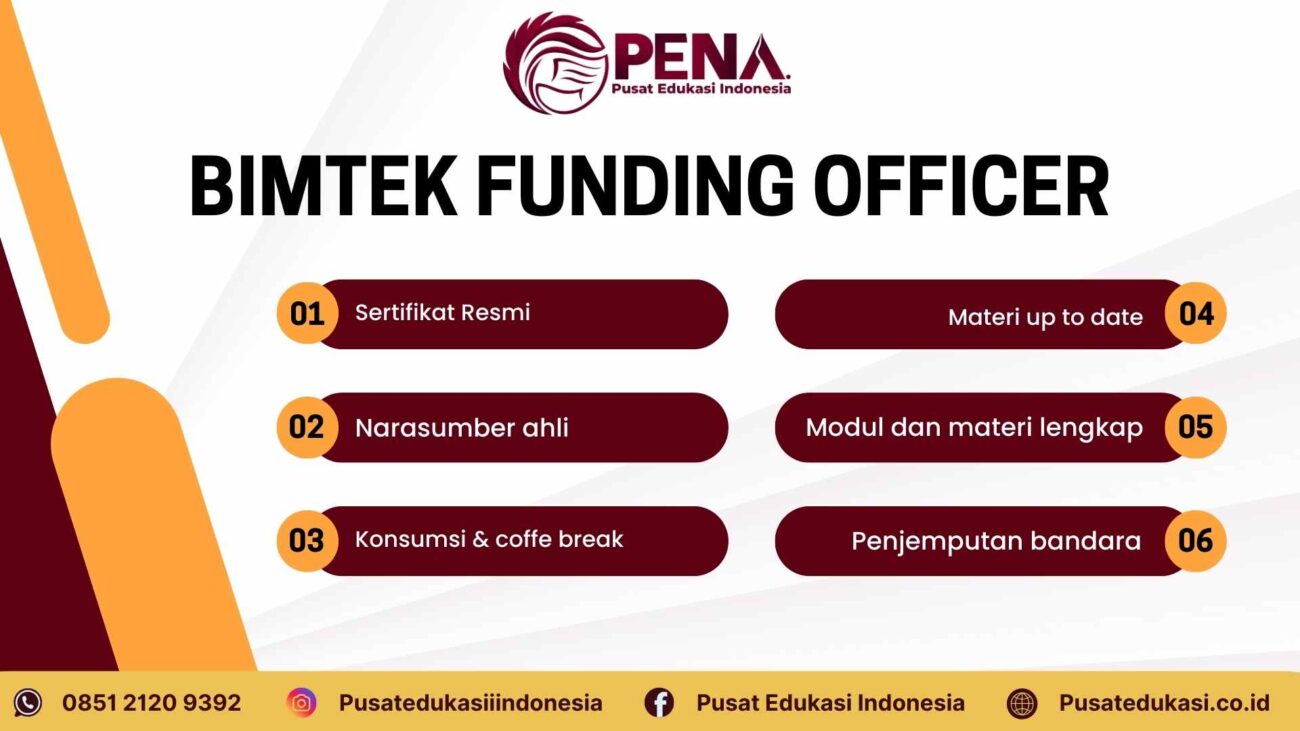 Bimtek Training Funding Officer Terbaru 2025/2026