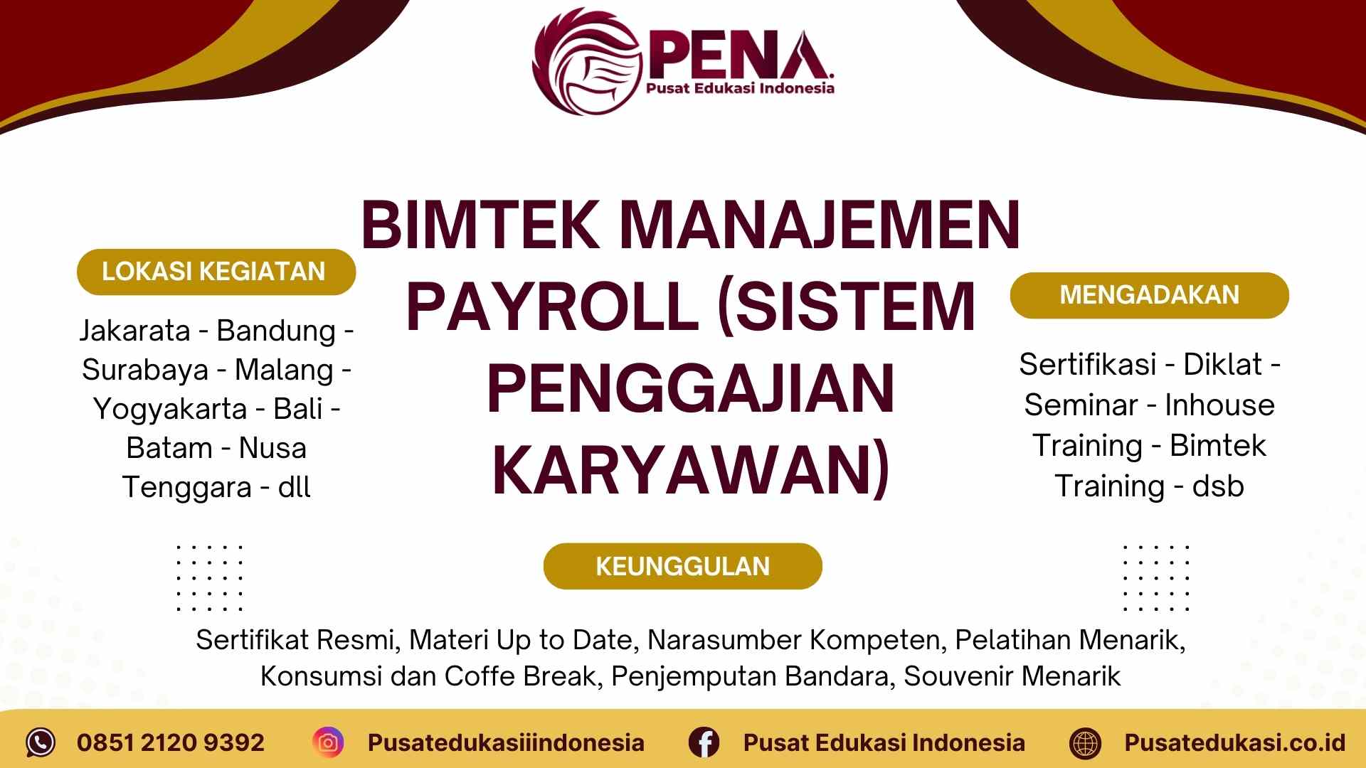 Bimtek Sistem Penggajian Karyawan (Manajemen Payroll) Terbaru 2025/2026
