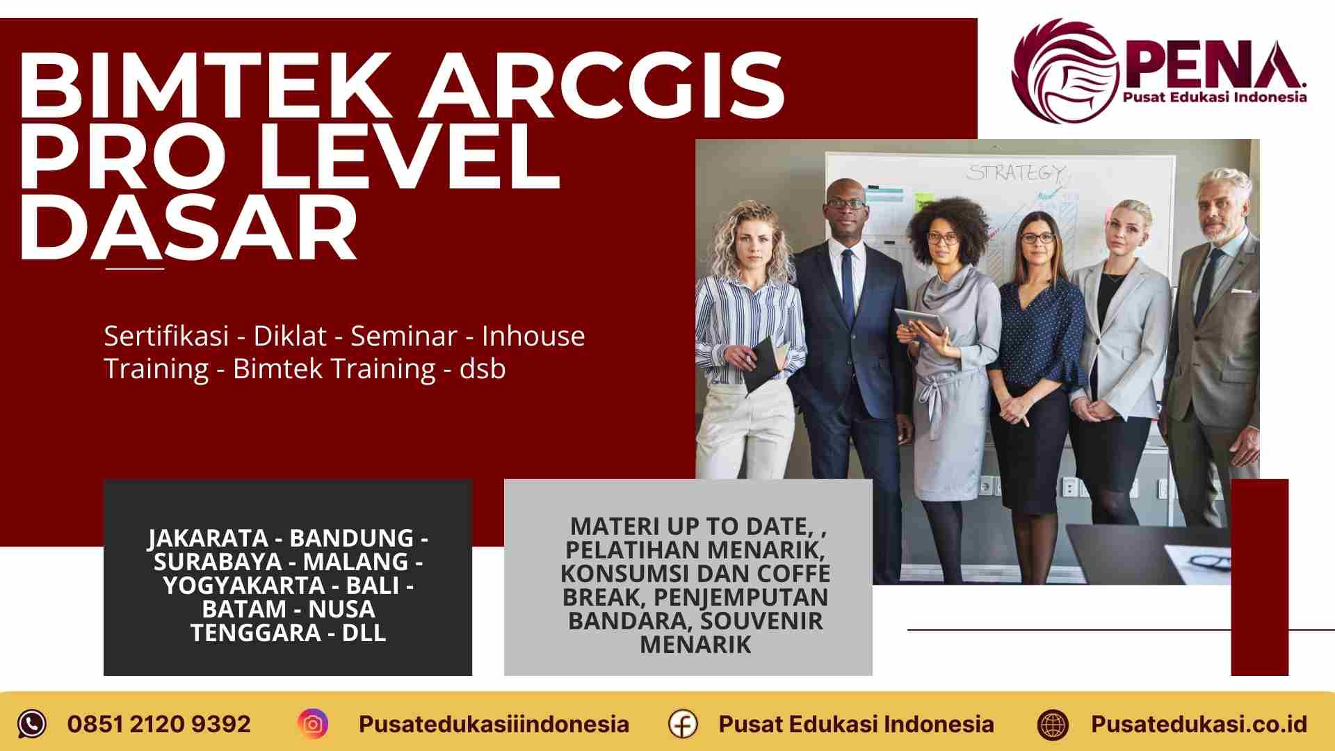 Bimtek Pelatihan ArcGIS Pro Level Dasar Terbaru 2025/2026