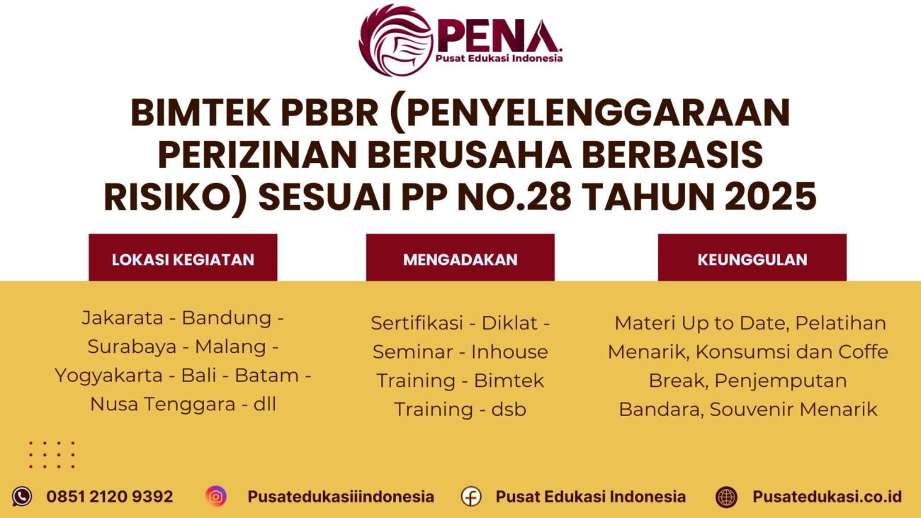 Pelatihan PBBR sesuai PP No 28 Tahun 2025 Terbaru 2025/2025