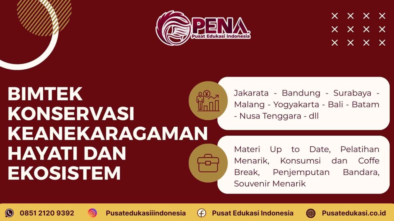 Pelatihan Konservasi Keanekaragaman Hayati dan Ekosistem Terbaru 2025/2026