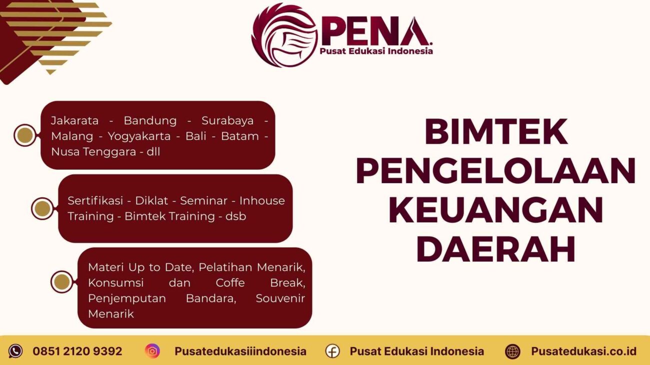 Pelatihan Pengelolaan Keuangan Daerah Terbaru 2025/2026
