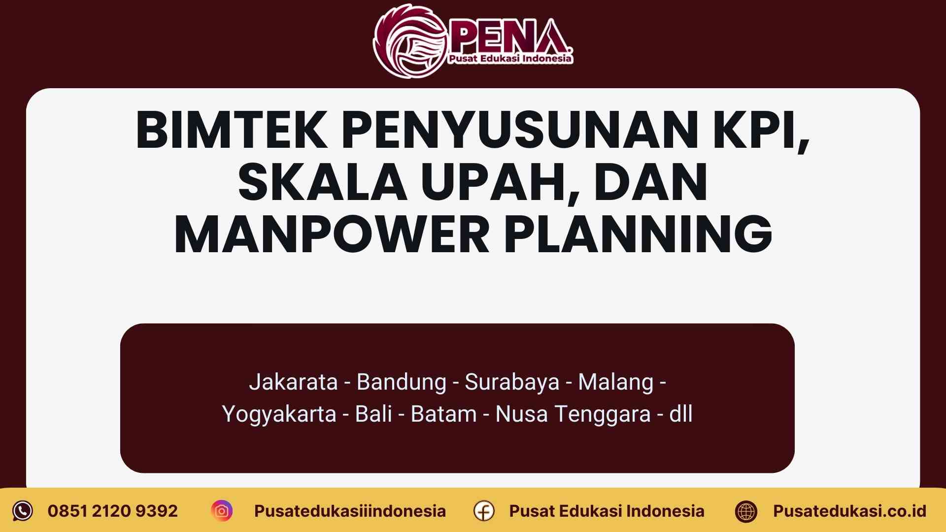Bimtek Penyusunan KPI, Skala Upah, dan Manpower Planning Terbaru 2025/2026