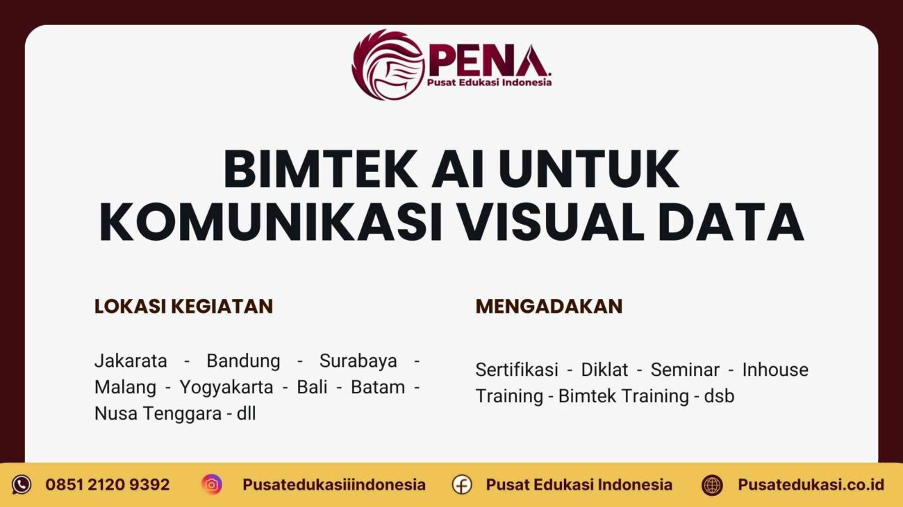 Bimtek AI untuk Komunikasi Visual Data Terbaru 2025/2026