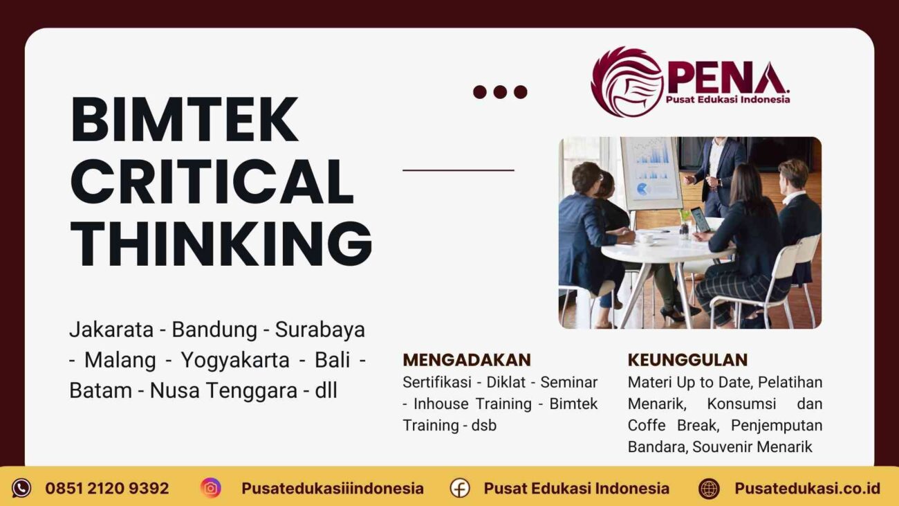 Bimtek Pelatihan Critical Thinking Terbaru 2025/2026