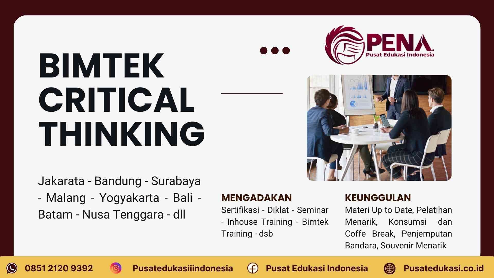 Bimtek Pelatihan Critical Thinking Terbaru 2025/2026