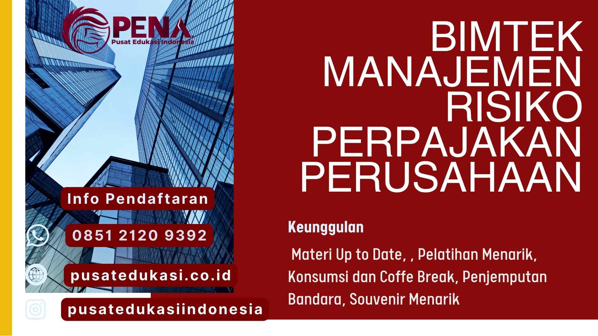 Pelatihan Manajemen Risiko Perpajakan Perusahaan Terbaru 2025/2026