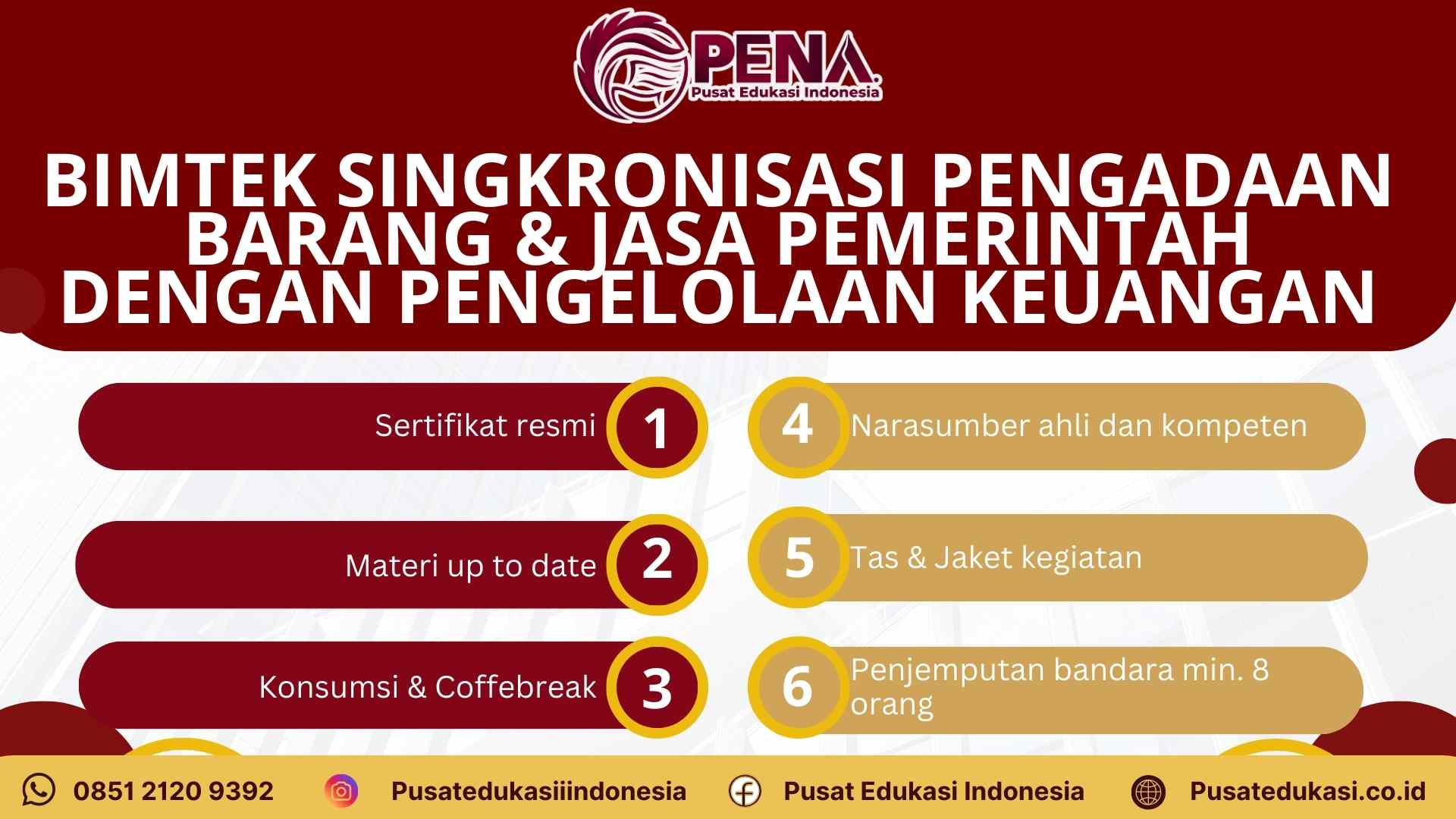 Bimtek Singkronisasi Pengadaan Barang Jasa Pemerintah dengan Pengelolaan Keuangan Terbaru 2025/2026