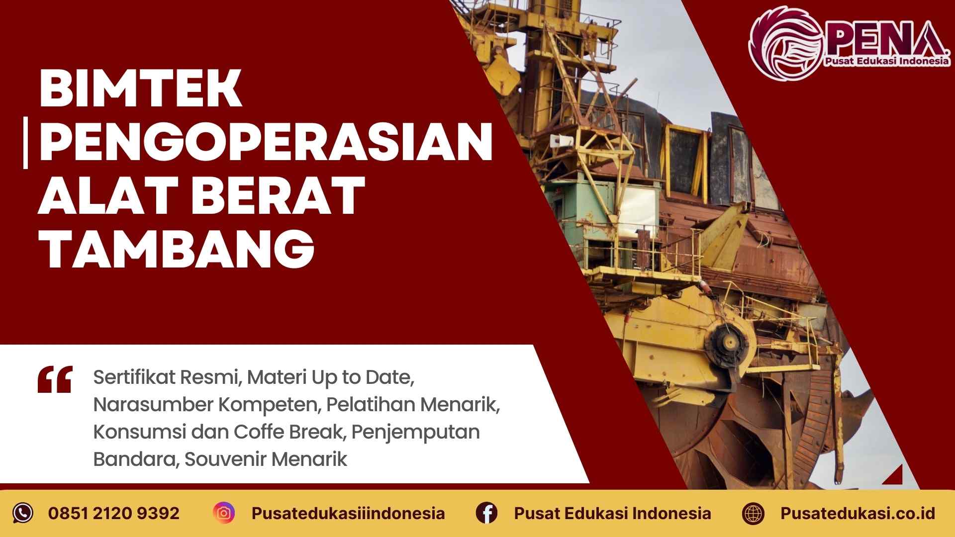 Bimtek Pengoperasian Alat Berat Tambang