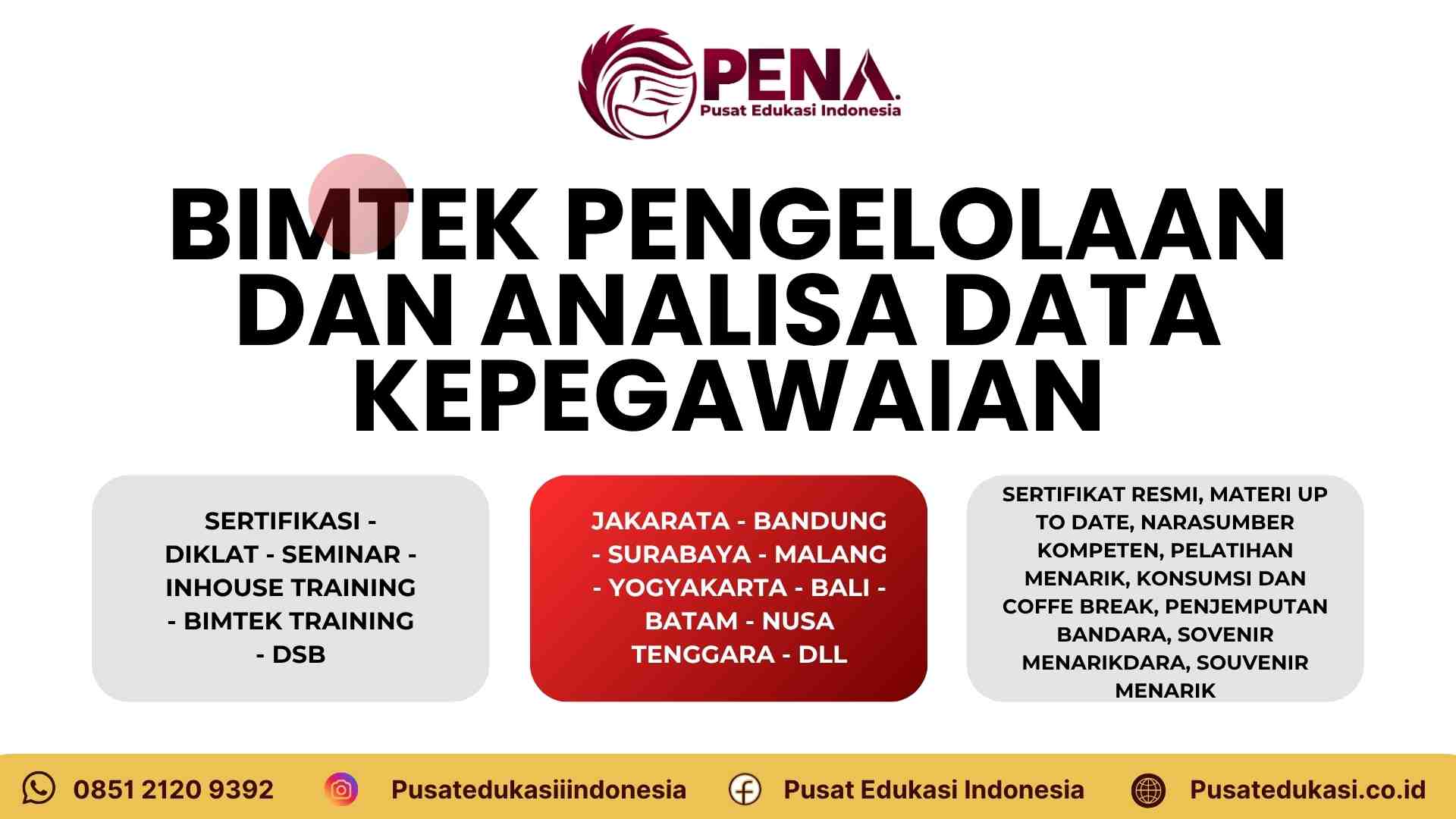 Bimtek Pengelolaan dan Analisis Data Kepegawaian Terbaru 2025/2026
