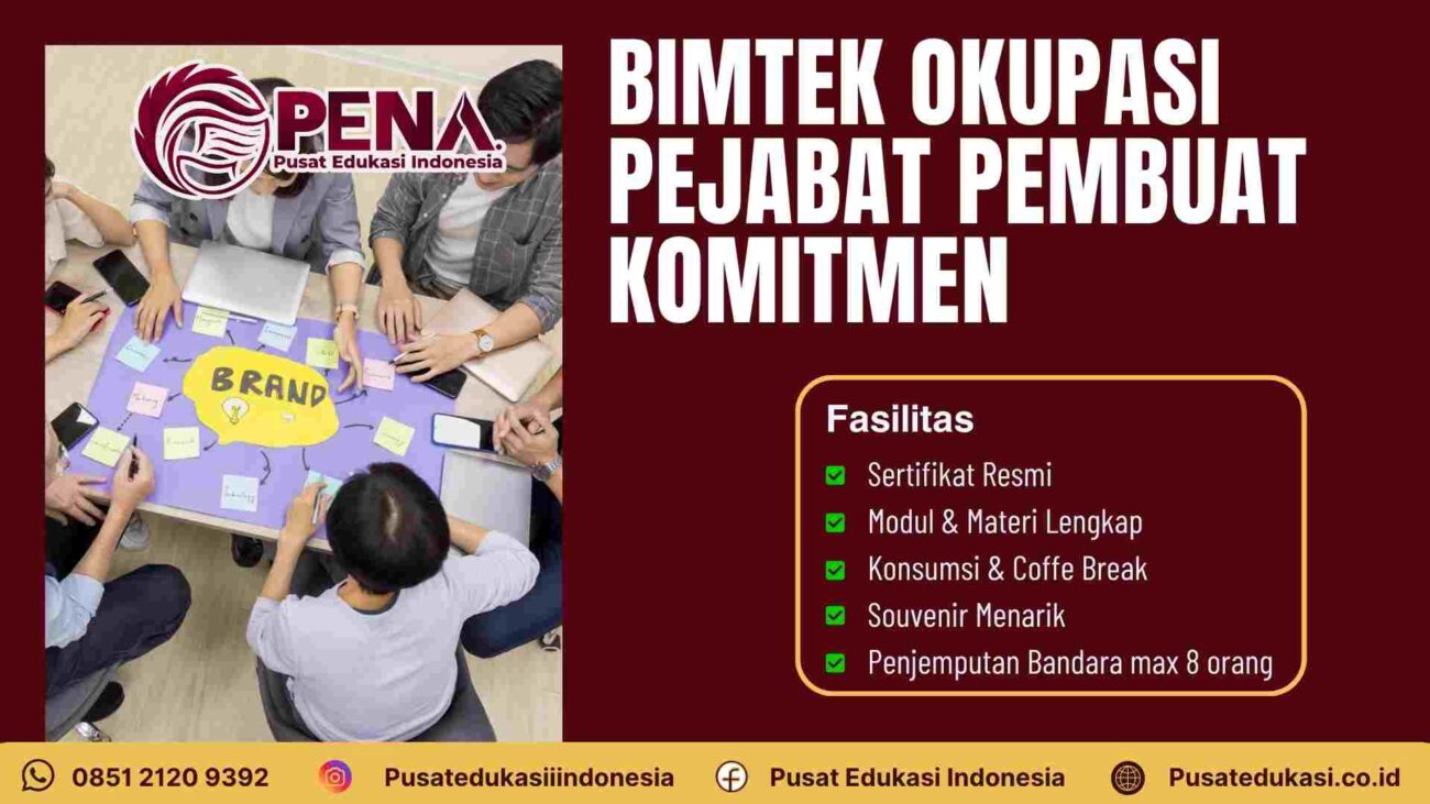 Bimtek Okupasi Pejabat Pembuat Komitmen (PPK) Terbaru 2025/2026