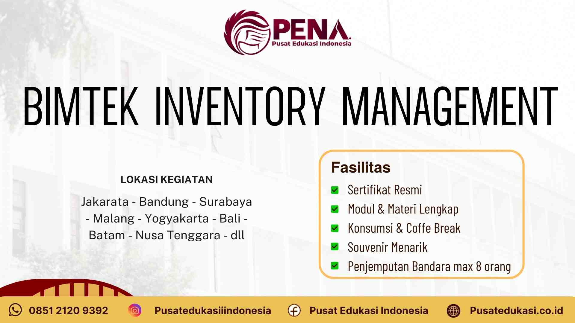 Bimtek Inventory Management: Pelatihan Lengkap untuk Pengelolaan Persediaan Efektif Terbaru 2025/2026