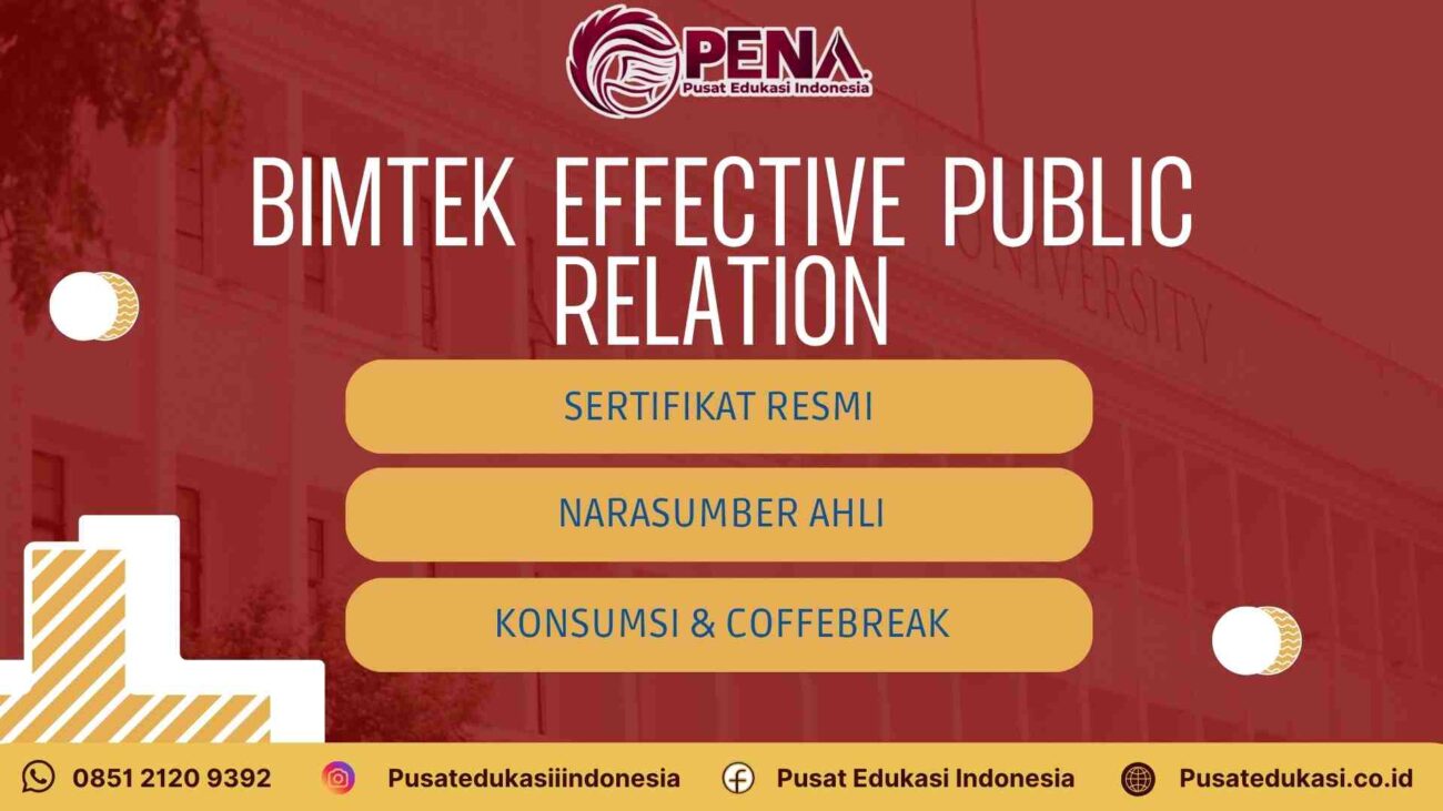 Bimtek Effective Public Relation Terbaru 2025/2026