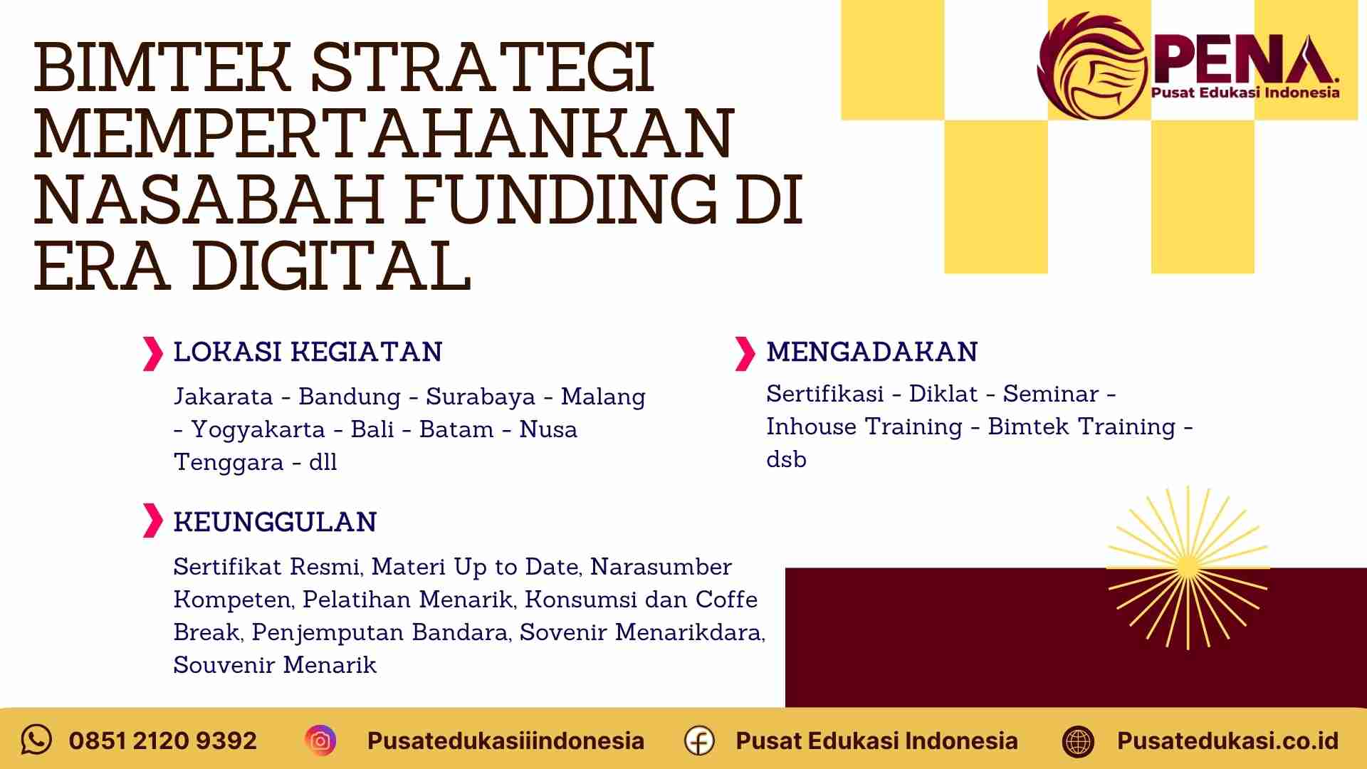 Bimtek Strategi Mempertahankan Nasabah Funding di Era Digital & Gen Z: Tingkatkan Loyalitas dan Dana Pihak Ketiga (DPK) Terbaru 2025/2026