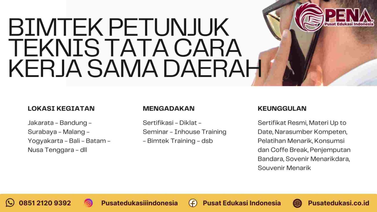Bimtek Tuntas Tata Cara Kerja Sama Daerah (KSD) & KSDPK Sesuai PP No. 28/2018 Terbaru 2025/2026