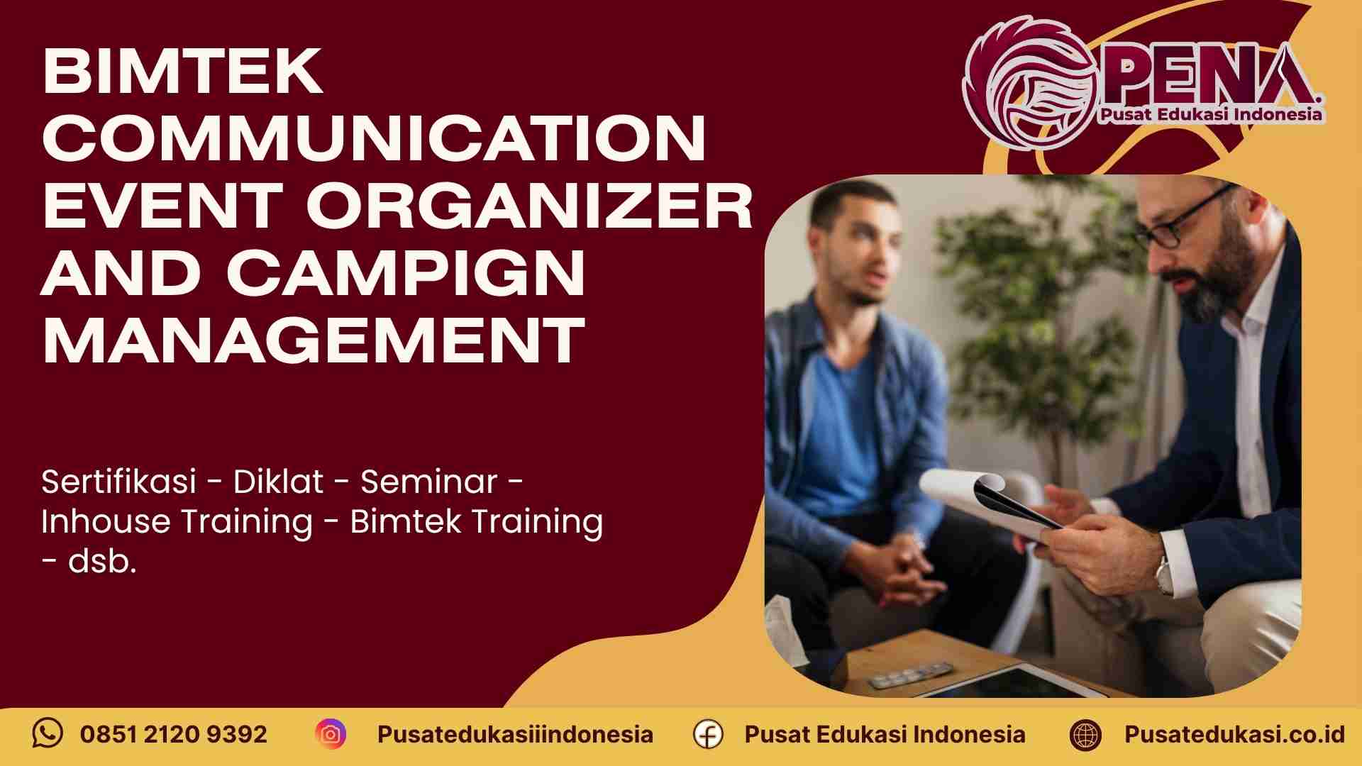 Pelatihan Bimtek Event Organizer (EO) and Campaign Management | Peningkatan Kompetensi SDM Terbaru 2025/2026