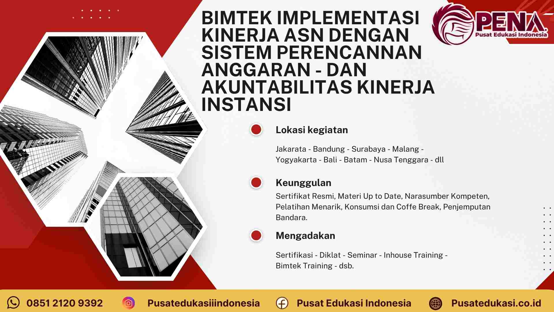 Bimtek Training Implementasi kinerja ASN dengan sistem perencanaan anggaran dan akuntablitas kinerja instansi Terbaru 2025/2026